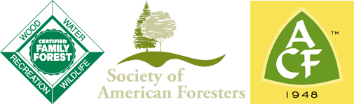 American Tree Farm System and Society of American Foresters logos